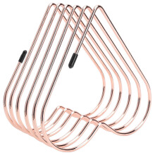 Étagère de bureau télescopique en forme de cœur, en métal or rose, idéale pour ranger des livres.