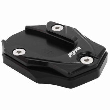 Motorcycle Kickstand Pad compatible with Yamaha FJR1300 2001-2019, Metal Black Side Stand Extension Plate