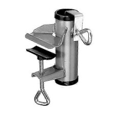 Balcony Parasol Stand Clip, Cast Iron Galvanized Bracket for Railing up to 50mm