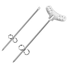 Set mit 2 Spiral-Gemüseschälern aus Edelstahl für Kartoffeln, Karotten und Gurken, rutschfester, abnehmbarer Griff, silberfarbene Spezialform