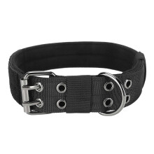 Dog Collar, Adjustable Nylon Metal Heavy Duty Buckle, Widened, for Medium Large Dogs Lambs Calves, Black M