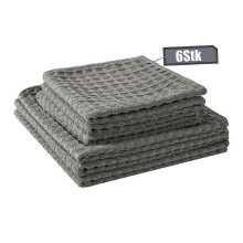 Barista Coffee Bar Cleaning Cloths, 6 Pack 40 x 40 cm Microfiber Absorbent Reusable Cleaning Cloth