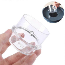 Maatbekerdeksel van 100 ml met afsluiting, compatibel met Thermomix TM31 TM5 TM6, plastic maatbekerdeksel met maataanduiding.