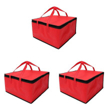 Sacs isothermes pour livraison de repas, non tissé aluminium, 35x35cm, pour pizzas gâteaux courses pique-niques