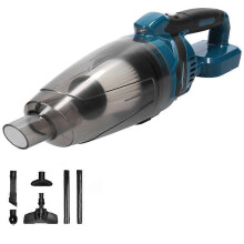 Handheld Vacuum Cleaner compatible with Makita 18V Battery, 3 Filters, Rotating Brushbar, Wall Mount, Suction for Home Car Pet Hair Cleaning