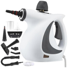 Handheld Pressurized Steam Cleaner, 1050W 350ml EU Plug, for Home Couch Clothes Car Seats Kitchen Surfaces Cleaning