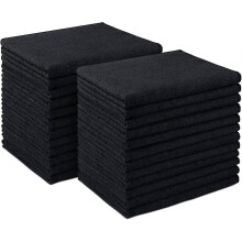 Microfiber Cleaning Cloths 12"x12" 50-Pack, Lint-Free, Reusable Machine Washable, Absorbent for Car Kitchen Home All Surfaces