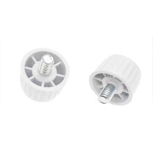 Patins de réglage en hauteur par vis, diamètre 8 mm, résistants à l'usure, antidérapants, pour compartiment à glace de réfrigérateur, lot de 2