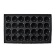 Takoyaki-Pfannenhalter, 33 x 20 x 4 cm, lebensmittelecht aus Aluminiumguss, antihaftbeschichtet, für Takoyaki, Kuchen und Fischbällchen