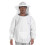 Beekeeping Protective Jacket, Polyester, Round Hat Veil, Elasticated Waist for Adult Beekeeping Hive Tending 1