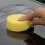 Sponge for Car Glass Kitchen Cleaning, High Density Yellow Polyester Pad 4