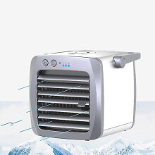 Mini Portable USB Refrigeration Air Cooler Fan, 360 Degree Water-tight, ICE Nano Filter, Micro USB, 150ml Water Tank