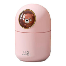 Mini Portable Cool Mist Humidifier, Quiet, Two Spray Modes, Auto Shut-off, Colorful Cycling Night Light, USB Powered for Bedroom Office Car
