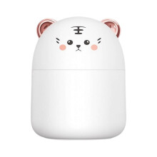 Desktop Humidifier, 250ml Portable Mini Humidifier, Cute Animal Design, With Colorful Atmosphere Light, USB Powered