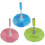 Pincel de limpeza de microfibra 3 unidades, 10,12 polegadas lavável reutilizável, cores azul verde vermelho 2