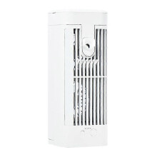Portable Mobile Air Conditioner, USB Rechargeable ABS 120ml Water Tank 36dB 5W Spray Cooling Fan for Home Office Indoor