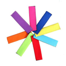 Neoprene Ice Pop Sleeves, 10 Pack Assorted Colors, Reusable Insulated Holders for Ice Pops Yogurt Sticks