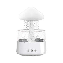 Air Humidifier 2-in-1 Essential Oil Diffuser, Rain White Noise 7-Color Light Type-C Portable Mini Humidifier