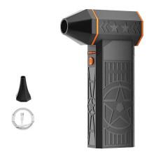 Cordless 130000rpm High Speed Turbo Jet Violent Fan, 4000mAhx2 Battery Type-C Charging Air Duster