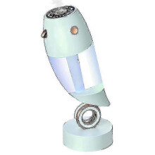 Portable Cute Desktop Humidifier, Ultrasonic Cool Mist, Starry Night Light Projection, Adjustable Mist Direction, Blue ABS