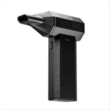X3 Mini Jet Fan, 110000RPM 52M/S Brushless Motor Portable Battery-Powered Cordless Air Duster, Black Plastic
