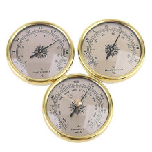 3-in-1 barometri, lämpömittari, kosteusmittari, 72 mm:n seinäkiinnitteinen mekaaninen sääasema, ei vaadi akkua