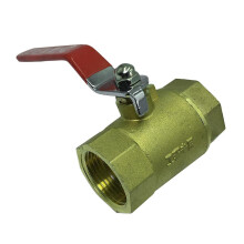 Brass Ball Valve Shut Off, 1 Inch G1 DN25 Female Thread with Filter Strainer, Forged Brass Full Port Inline Valve