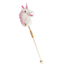 Fun Imitation Horse Head Ride On Toy with Wood Wheels For-C