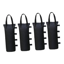 Tent Weight Sand Bags, 4 Pieces, 600D Oxford Fabric, 15x50cm, Portable Universal Sandbags for Gazebo Canopy Awning, Without Sand