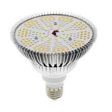LED Grow Light Bulb, 300W Full Spectrum E27, 12x12cm Aluminum White Sunshine Grow Lamp for Indoor Plants