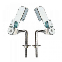 Charnières de réglage d'appui-tête de canapé, lot de 2, en fer, angle de 90 à 195 degrés, renforcées, grande capacité de charge