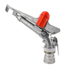 Agriculture Irrigation Sprinkler, 2 Inch DN50 Female Thread 360 Degree Rotary Aluminum Alloy Large Coverage Sprinkler Spray Gun