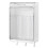 Tableware Storage Holder, Large Capacity Draining Plastic Storage Container, Black and White Available for Kitchen 1