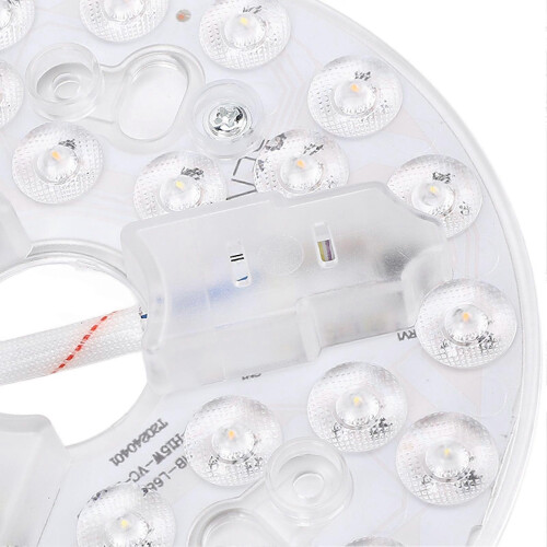Kit de Substituição de Luz LED para Ventilador de Teto 5,3 Polegadas 15W 3 temperaturas de cor reguláveis 95-265V