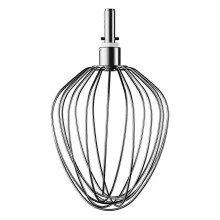 Stainless Steel Balloon Whisk compatible with Kenwood Chef XL Food Processors, Dishwasher Safe Silver Mixer Accessory