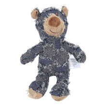 Jouet pour chien à mâcher, peluche robuste indestructible avec couineur, favorise hygiène dentaire pour chiens qui mâchent beaucoup