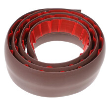 Lattian siirtymälista, itseliimautuva PVC-maton reunalista, kahvinruskea, 104x3,5x0,8cm