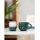 Ceramic Cat Mug With Infuser 300ml Dark Green Cat Lovers Coffee Tea Cup 3