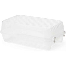 Stackable PP Plastic Shoe Boxes, Foldable, Transparent, Breathable, Space Saving Closet Organizer Storage Box