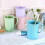 Plastic Coffee Mugs with Handle, Set of 4, Unbreakable, 4 Assorted Colors, 301-400ml 3