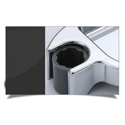 Shower Rail Soap Dish Clip-on Adjustable ABS Silver Bathroom Holder 2