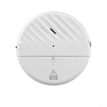 Compact Vibration Sensor Alarm, 125dB, Wireless, Door and Window Protection, Ultra Thin, Adjustable Sensitivity, White, 34g, Portable
