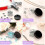Cosmetic Container Set, 5ml Clear Reusable PS Plastic Sample Jars With Lids, Pack of 100 1