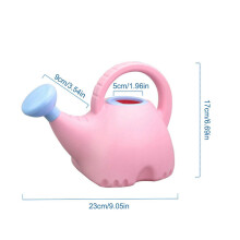 Regadera de 1,5 L con forma de elefante, de material PP, para plantas de interior en maceta y hortalizas de jardín al aire libre.