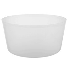Vervangende binnenbekleding voor sauna-wateremmer, wit hittebestendig plastic, 23x23x11,5 cm, 1 stuk