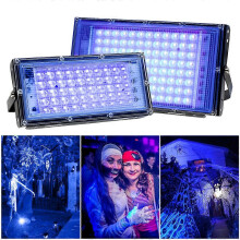 365nm 395nm UV Black Light Flood Light 50W 100W 200W 300W for Halloween Fluorescent Effect