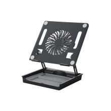 Magnetischer Computerständer inklusive Lüfter und-Schwarz