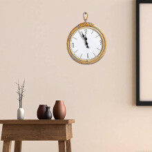 Reloj de pared de ratán tejido a mano, metal barnizado al horno, silencioso, resistente a la oxidación, decoración para interiores