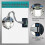 Electronic Safe Lock, Digital Keypad, 6-9V Rated Voltage, Swing Bolt for Replacement 3
