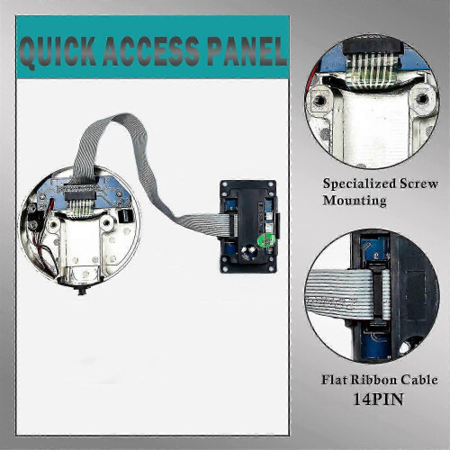 Electronic Safe Lock, Digital Keypad, 6-9V Rated Voltage, Swing Bolt for Replacement 2